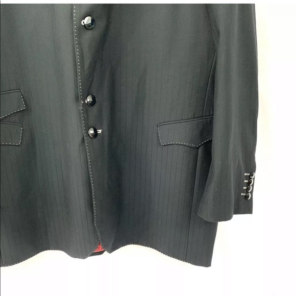 Valentino Ferrel 50R 2XL Italy Mens Blazer Black